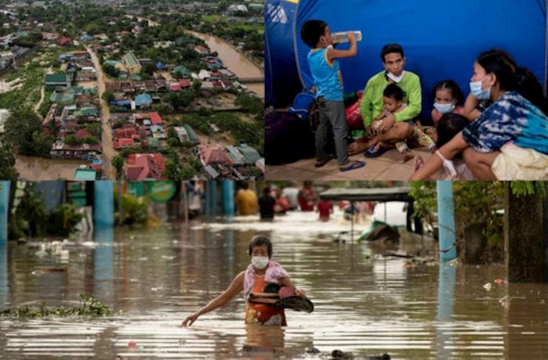 “Noru” super tayfunu Filippini viran qoydu - VİDEO