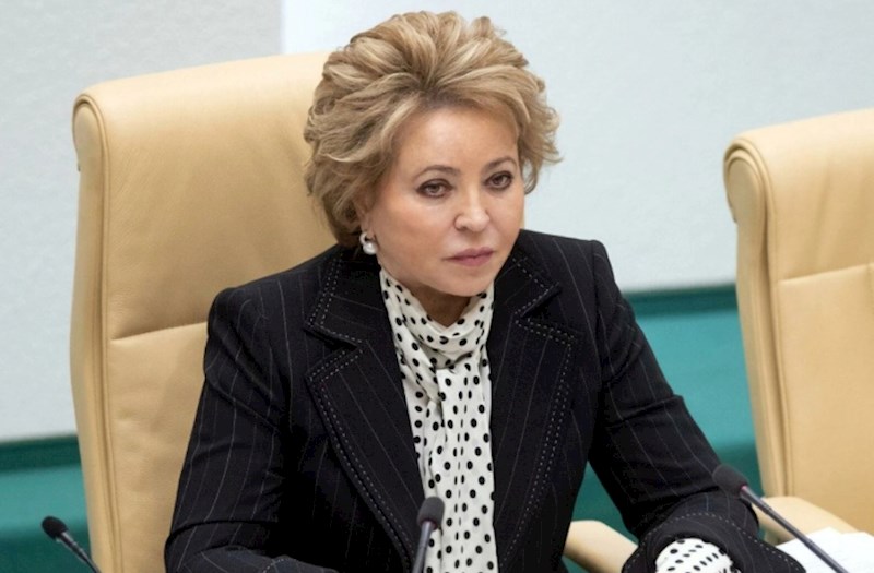 Valentina Matviyenko İlham Əliyevi təbrik edib