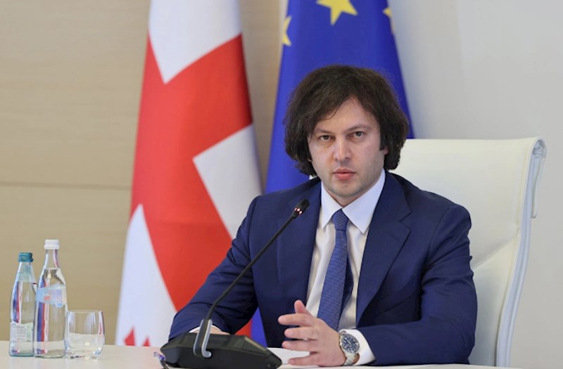 Gürcüstanın baş naziri Prezident İlham Əliyevi təbrik edib