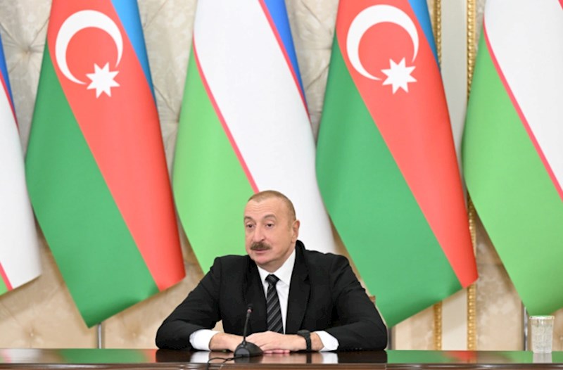 Prezident İlham Əliyev: "Azərbaycan və Özbəkistan nəqliyyat siyasətində razılığa gəliblər"