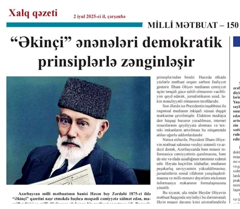 “Əkinçi” ənənələri demokratik prinsiplərlə zənginləşir